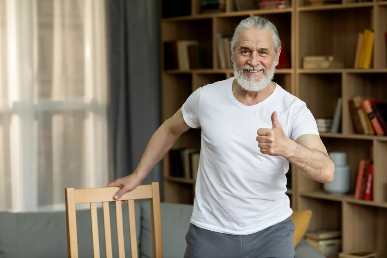 exercices sur chaise séniors