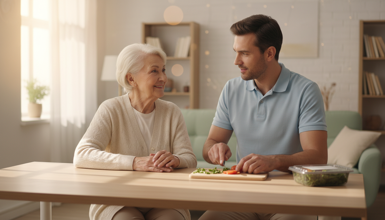 découvrez les meilleures solutions pour l'alimentation des seniors : portage de repas à domicile ou aide à la préparation, choisissez l'option adaptée pour assurer leur bien-être et leur autonomie.