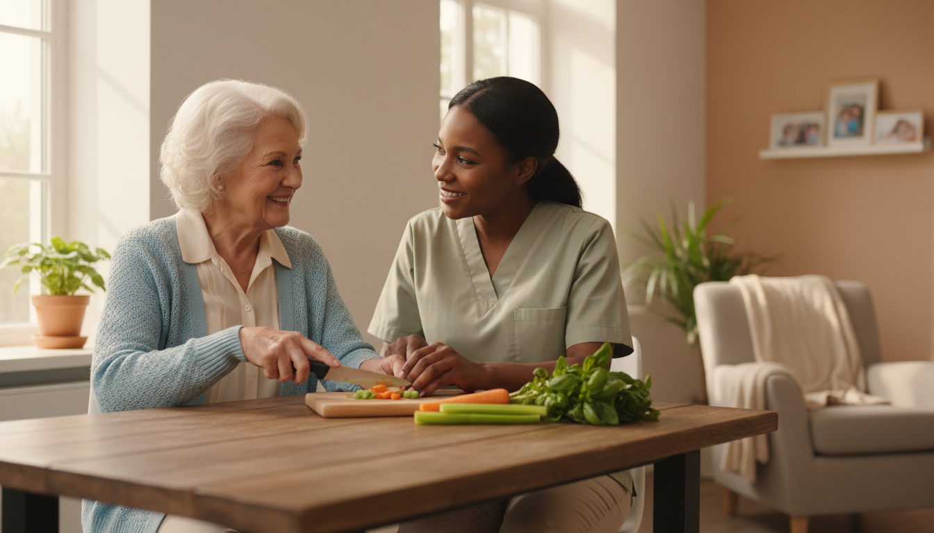 découvrez les solutions d'alimentation pour les seniors : portage de repas à domicile ou aide à la préparation, pour garantir nutrition et bien-être au quotidien.