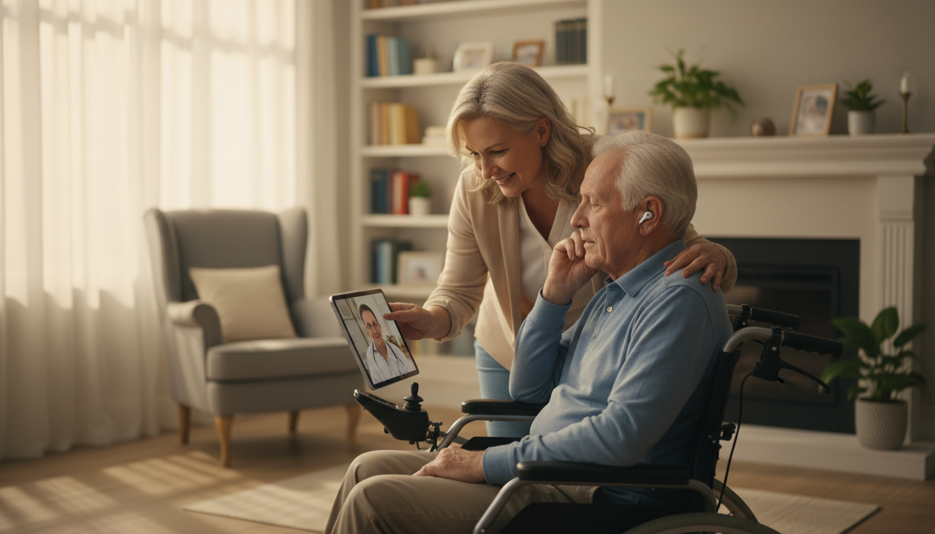 découvrez comment la téléconsultation en e-santé facilite l'accès aux soins pour les personnes à mobilité réduite, en offrant des consultations médicales à distance simples et sécurisées.