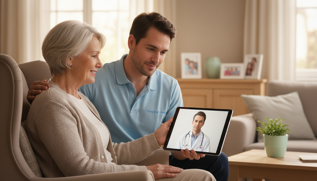 découvrez comment la téléconsultation en e-santé facilite l'accès aux soins pour les personnes à mobilité réduite, en offrant une consultation médicale simple, rapide et accessible depuis chez soi.