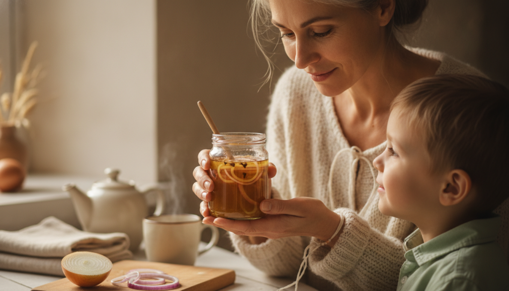 découvrez comment utiliser l'oignon pour soulager la toux avec un remède traditionnel maison, simple et économique, idéal pour toute la famille.
